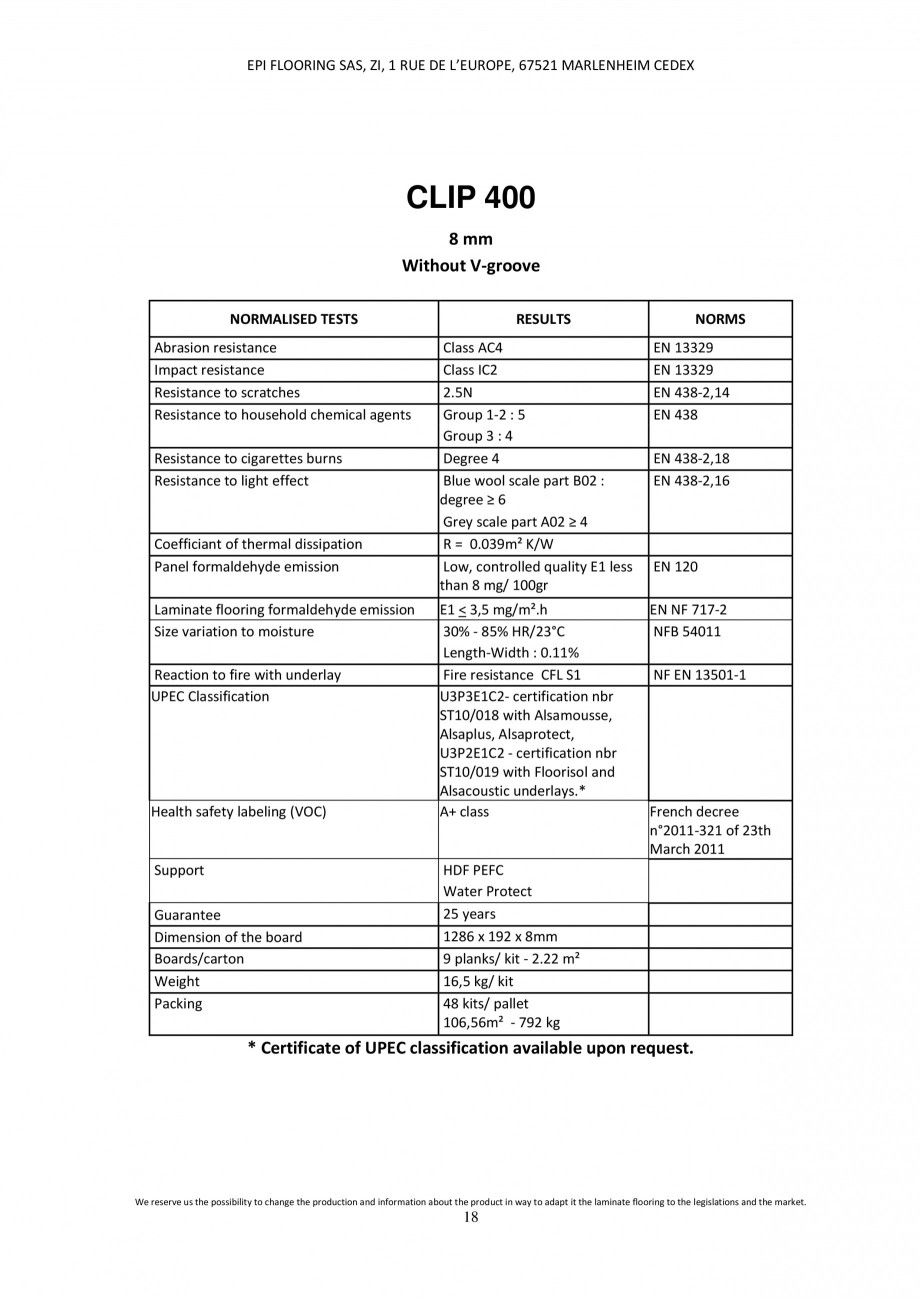 Pagina 17-Parchet laminat - Utilizare, montaj si informatii - Alsafloor ALSAFLOOR Sardinia Oak 619, Corsica...