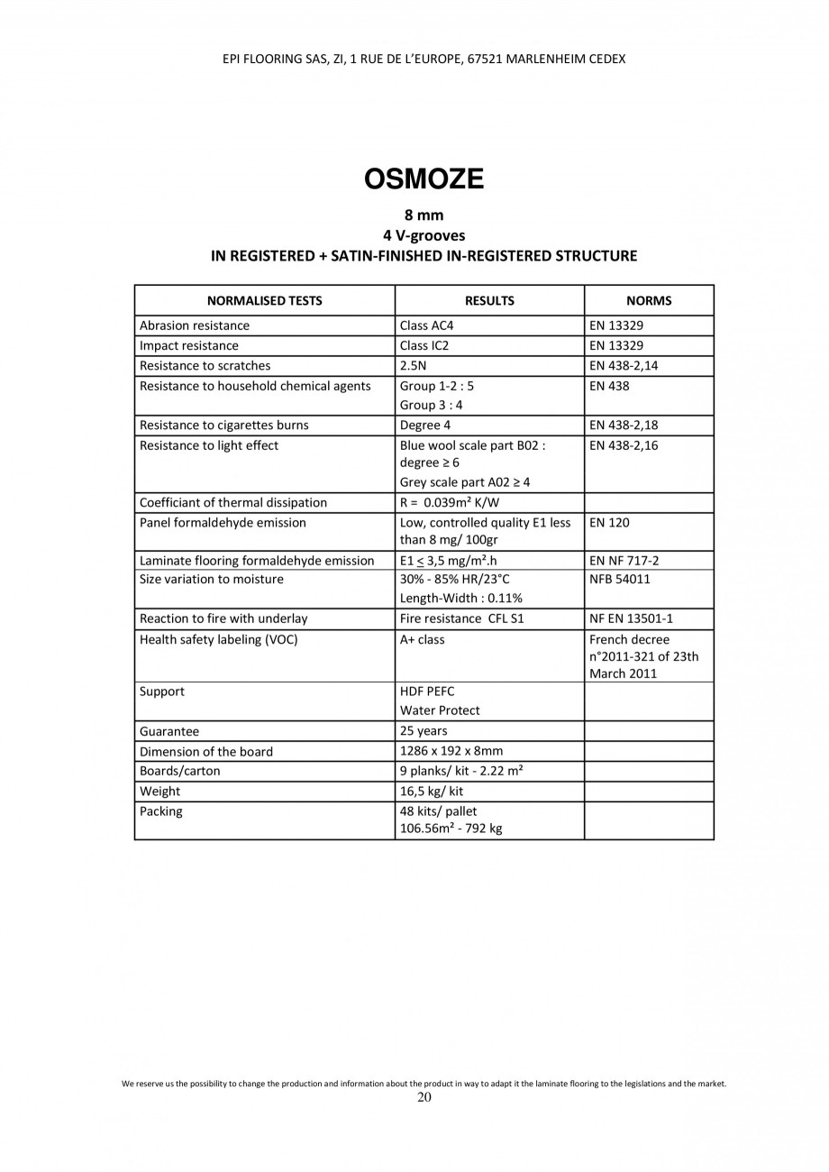 Pagina 19-Parchet laminat - Utilizare, montaj si informatii - Alsafloor ALSAFLOOR Sardinia Oak 619, Corsica...