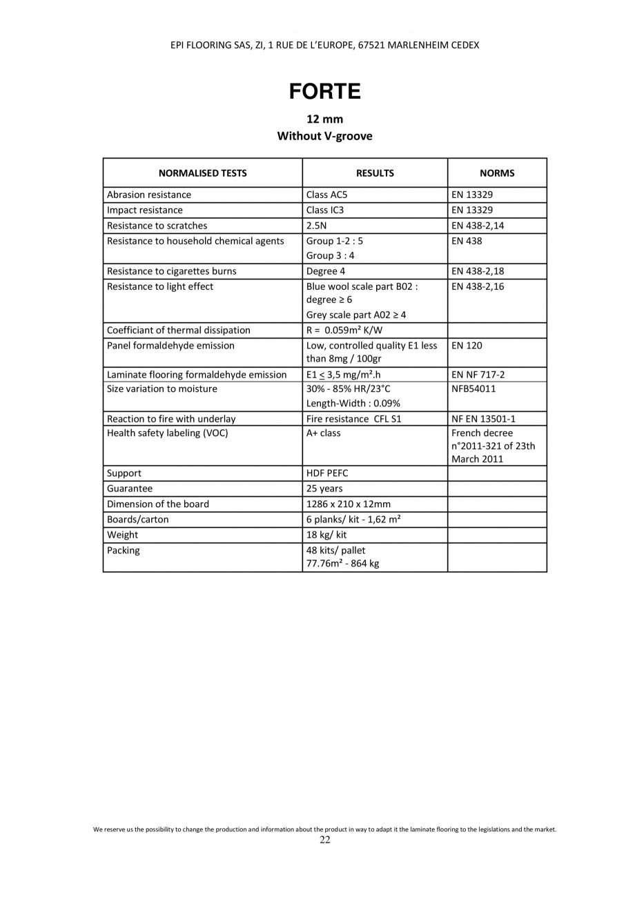 Pagina 21-Parchet laminat - Utilizare, montaj si informatii - Alsafloor ALSAFLOOR Sardinia Oak 619, Corsica...