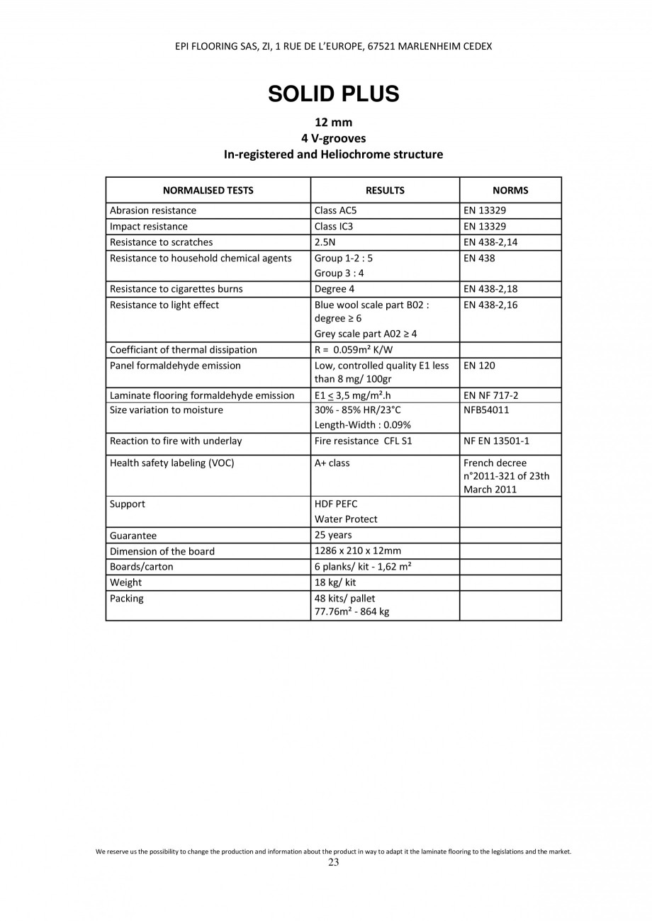 Pagina 22-Parchet laminat - Utilizare, montaj si informatii - Alsafloor ALSAFLOOR Sardinia Oak 619, Corsica...