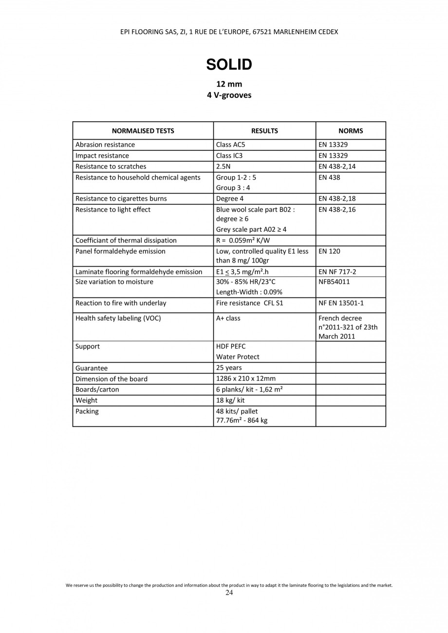 Pagina 23-Parchet laminat - Utilizare, montaj si informatii - Alsafloor ALSAFLOOR Sardinia Oak 619, Corsica...