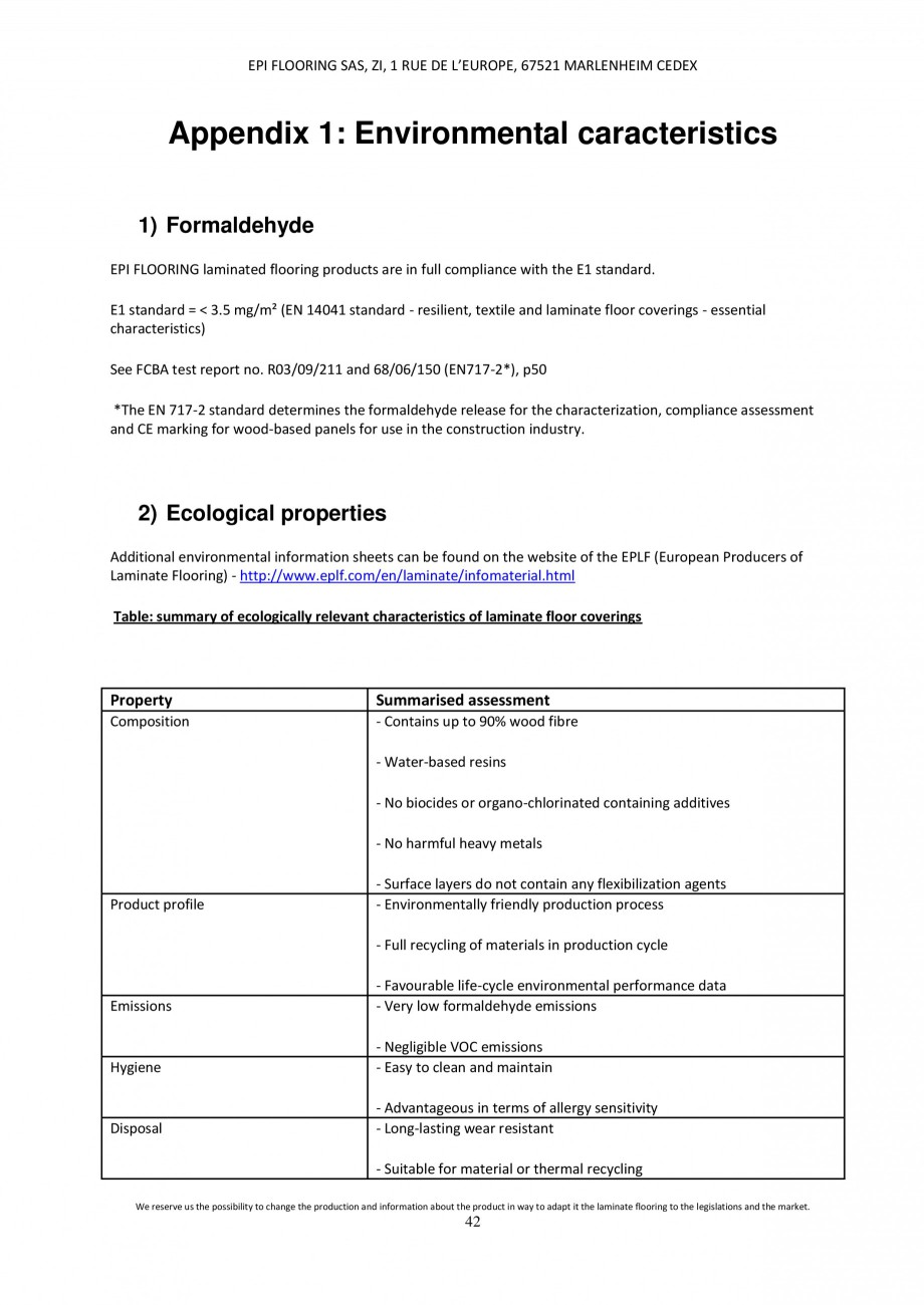 Pagina 42-Parchet laminat - Utilizare, montaj si informatii - Alsafloor ALSAFLOOR Sardinia Oak 619, Corsica...
