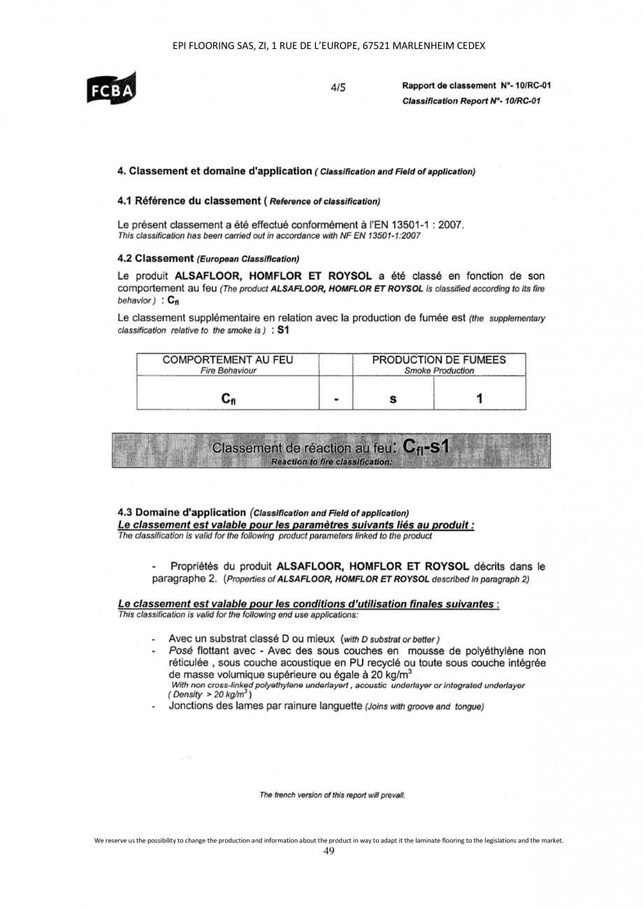 Pagina 49-Parchet laminat - Utilizare, montaj si informatii - Alsafloor ALSAFLOOR Sardinia Oak 619, Corsica...