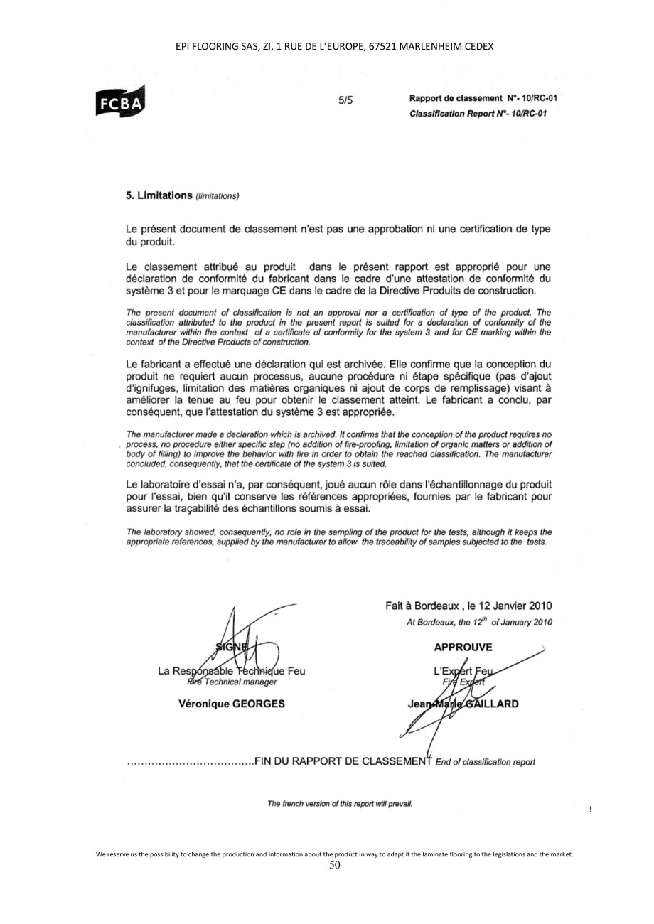 Pagina 50-Parchet laminat - Utilizare, montaj si informatii - Alsafloor ALSAFLOOR Sardinia Oak 619, Corsica...