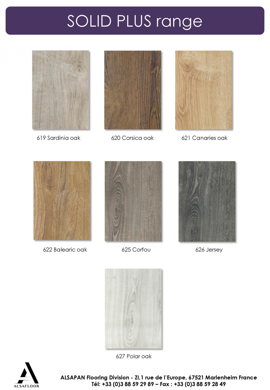 Pagina 2-Parchet laminat - Solid Plus Alsafloor ALSAFLOOR Sardinia Oak 619, Corsica Oak 620, Canaries Oak 621...