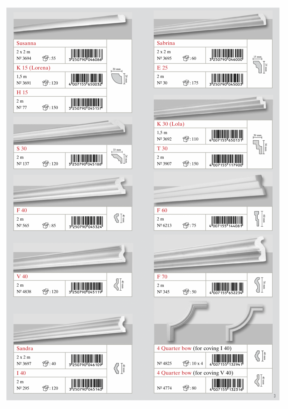 Pagina 3-Baghete decorative DECOSA Fisa tehnica Engleza -

50 mm

80 mm

: 28

G3
2m
Nº 657
-

: 44

Giselle...