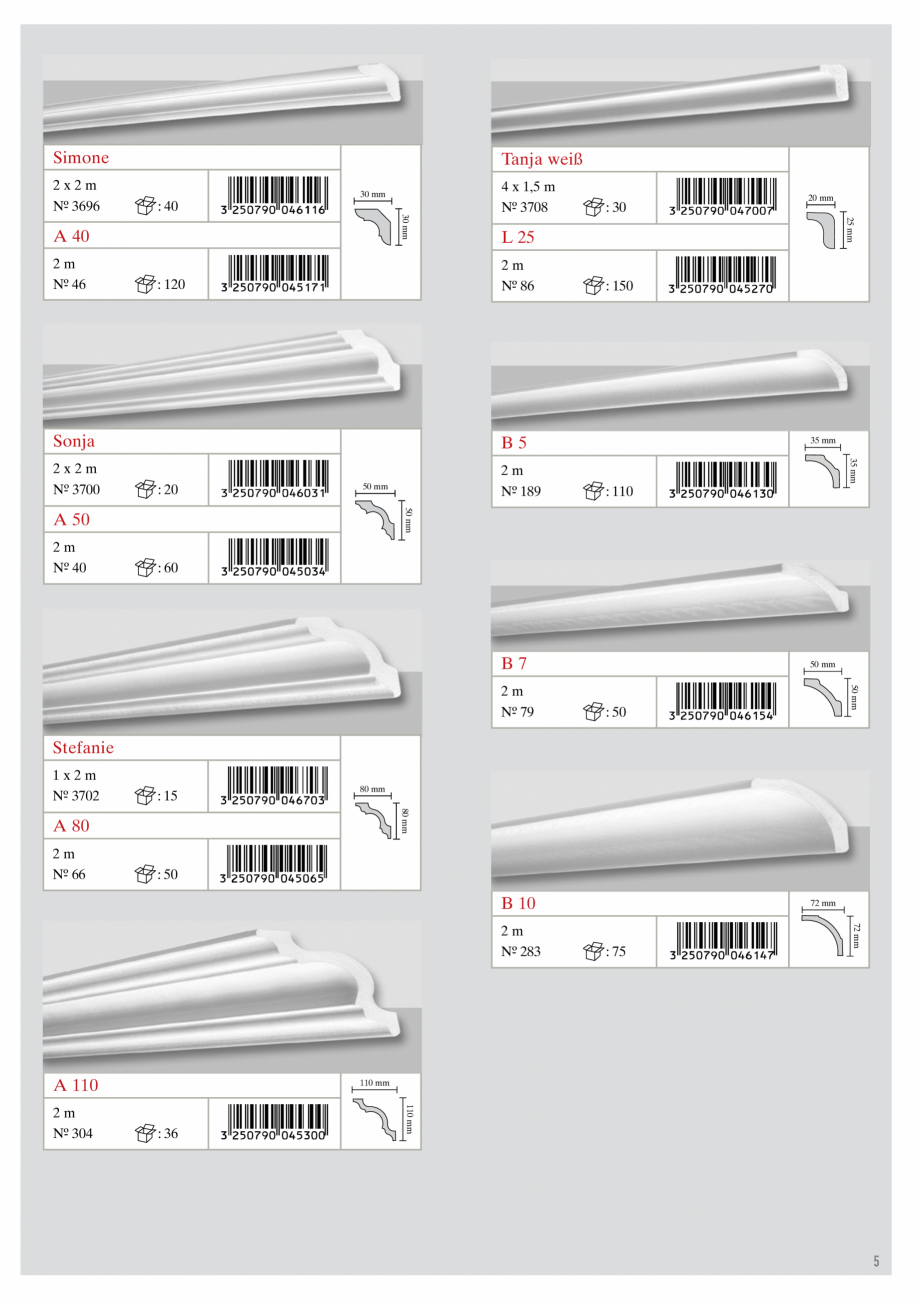 Pagina 5-Baghete decorative DECOSA Fisa tehnica Engleza 