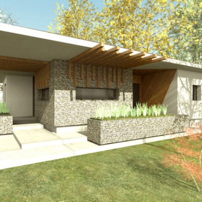 AsiCarhitectura Casa vazuta din lateral - Proiecte de case, proiecte de locuinte unifamiliale AsiCarhitectura