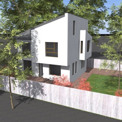 AsiCarhitectura Casa robusta P+E+M - Sector 3 - moderna - Proiecte de case proiecte de locuinte