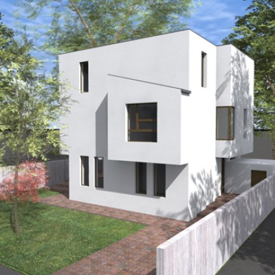 AsiCarhitectura Casa robusta P+E+M - Sector 3 - Proiecte de case, proiecte de locuinte unifamiliale AsiCarhitectura
