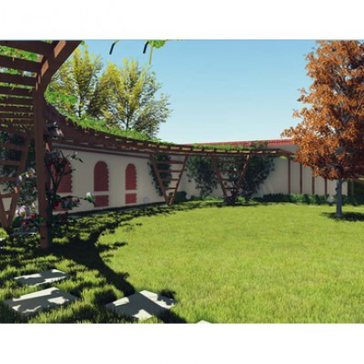 AsiCarhitectura Amenajare pergole din lemn in gradina existenta - oaza de liniste si vegetatie - Proiecte