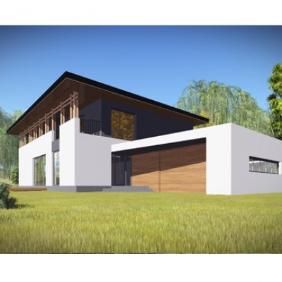 AsiCarhitectura Casa P+E si garaj - 340 mp - Berceni - Proiecte de case proiecte de