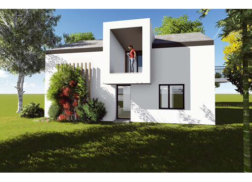 AsiCarhitectura Locuinta "D" P+E si curte - Berceni - Proiecte de case proiecte de locuinte unifamiliale