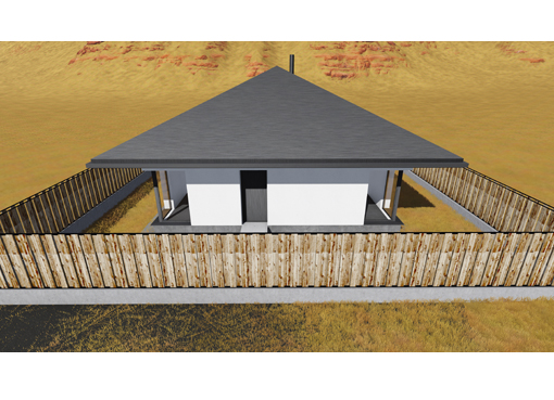 AsiCarhitectura Locuinta Fales P+M Berceni - casa si gard - Proiecte de case proiecte de locuinte
