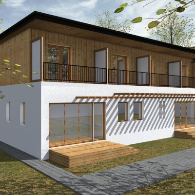 AsiCarhitectura Pensiune 12 camere - Comandau - Covasna - 02 10 - Proiectare si proiecte pentru