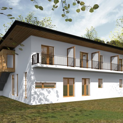 AsiCarhitectura Pensiune 12 camere - Comandau - Covasna - 02 11 - Proiectare si proiecte pentru