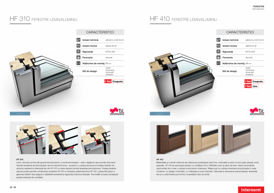 Pagina 11 - Ferestre si usi Internorm Internorm HS 330, KS 430, HX 300 Catalog, brosura Romana  o...
