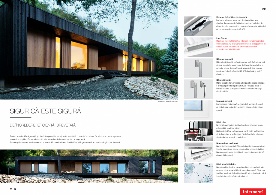 Pagina 31 - Ferestre si usi Internorm Internorm HS 330, KS 430, HX 300 Catalog, brosura Romana...