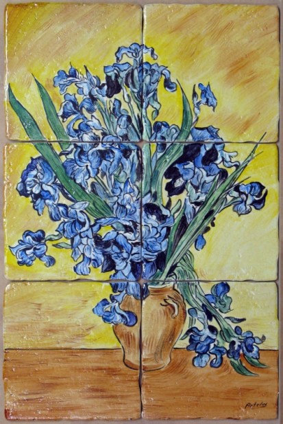 Irisi Faianta pictata pentru living
