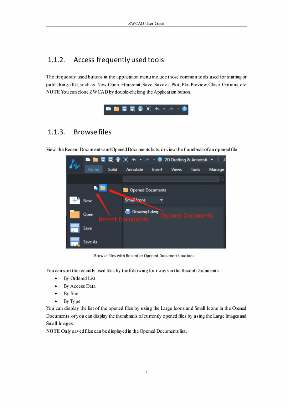 Pagina 7-ZWCAD User Guide manual ZWCAD Standard 2024, Professional 2024 Instructiuni montaj, utilizare...