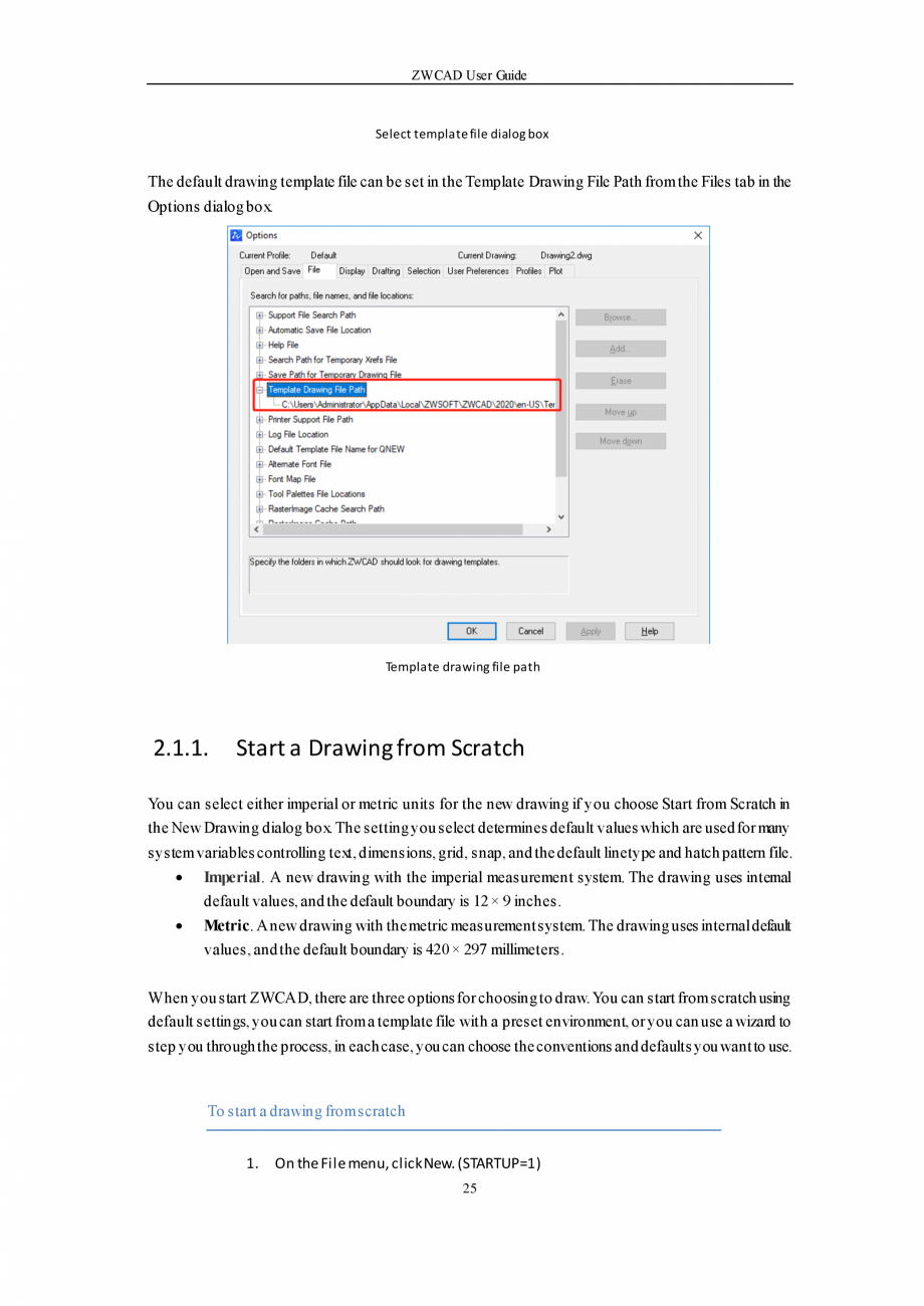 Pagina 25-ZWCAD User Guide manual ZWCAD Standard 2024, Professional 2024 Instructiuni montaj, utilizare...