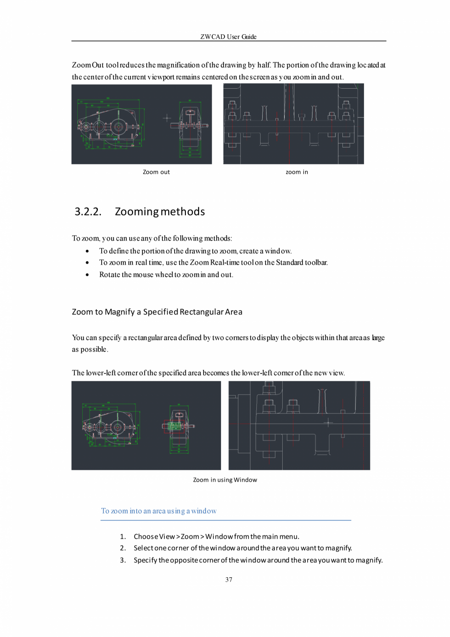 Pagina 37-ZWCAD User Guide manual ZWCAD Standard 2024, Professional 2024 Instructiuni montaj, utilizare...