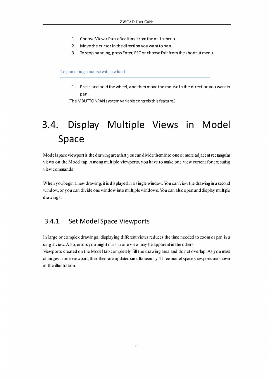 Pagina 41-ZWCAD User Guide manual ZWCAD Standard 2024, Professional 2024 Instructiuni montaj, utilizare...
