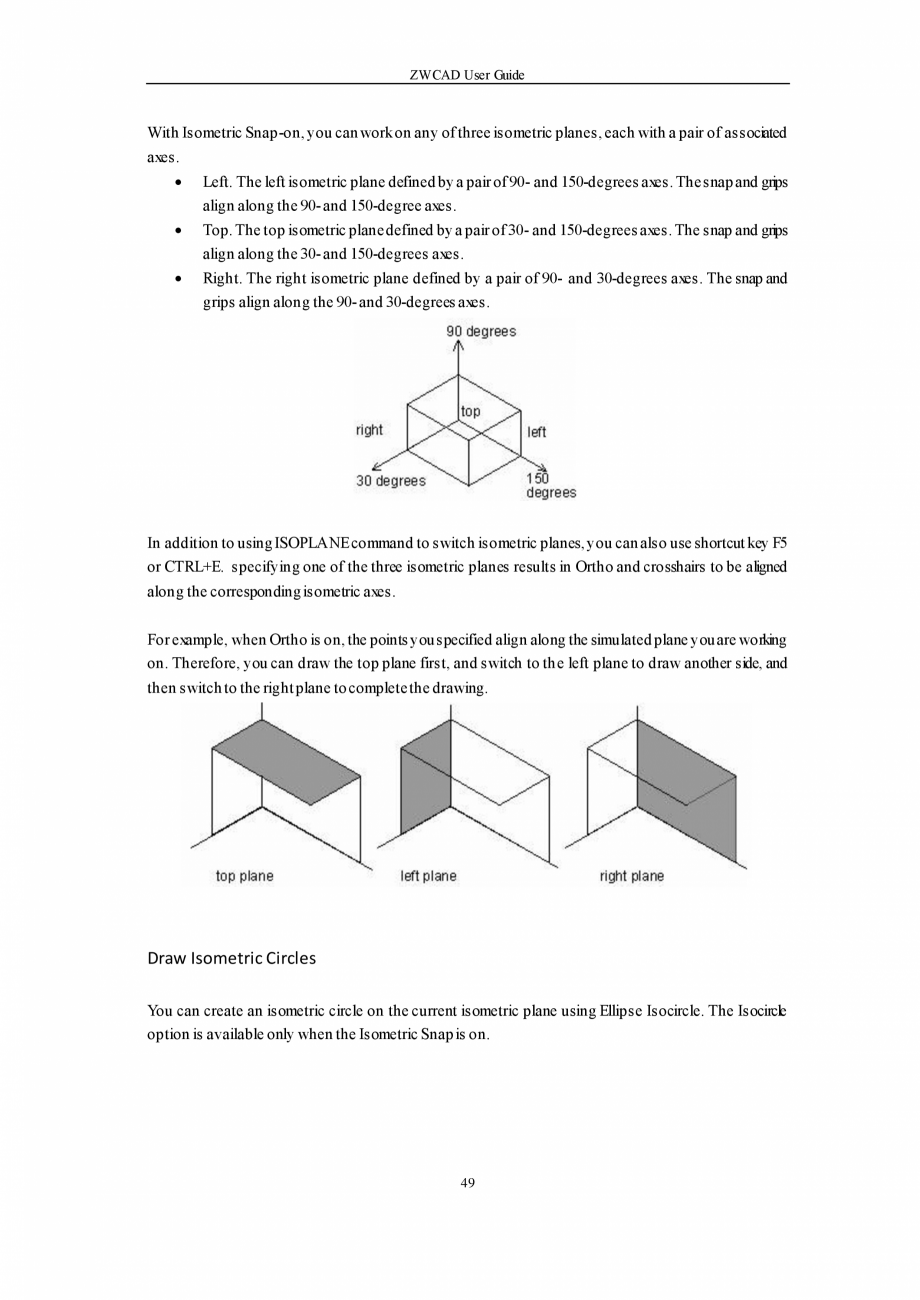 Pagina 49-ZWCAD User Guide manual ZWCAD Standard 2024, Professional 2024 Instructiuni montaj, utilizare...