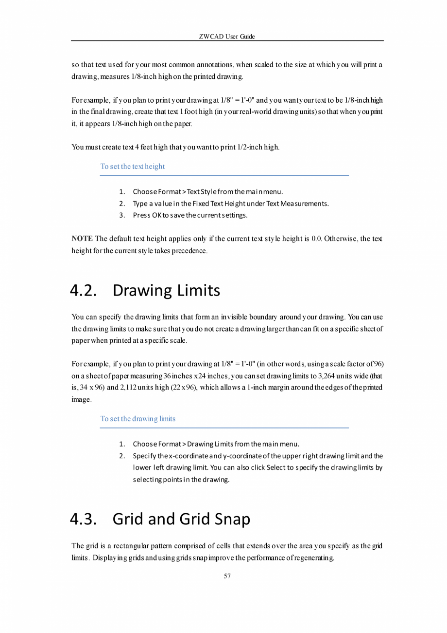 Pagina 57 - ZWCAD User Guide manual ZWCAD Standard 2023, Professional 2023 Instructiuni montaj,...