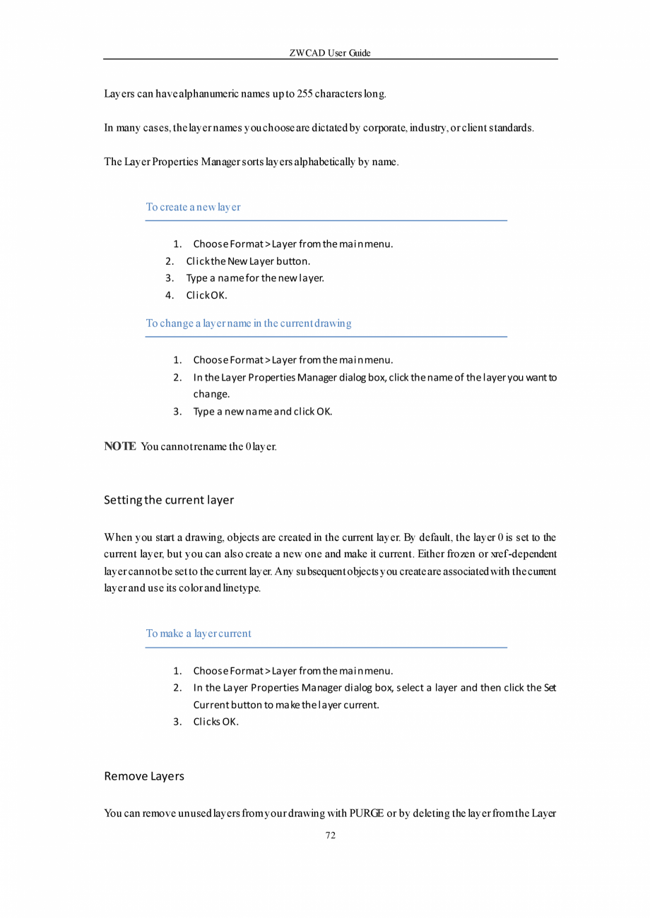 Pagina 72-ZWCAD User Guide manual ZWCAD Standard 2024, Professional 2024 Instructiuni montaj, utilizare...
