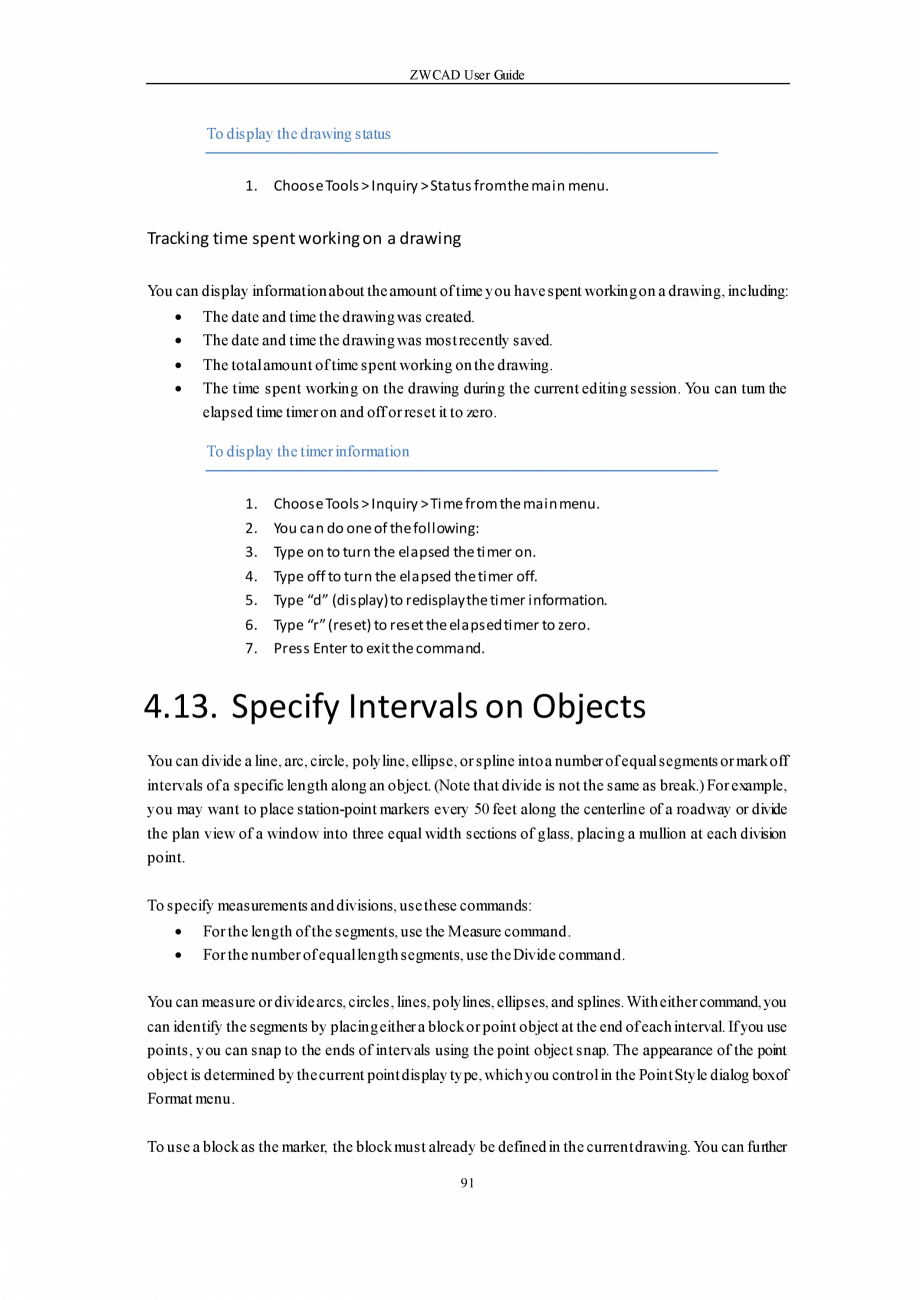 Pagina 91-ZWCAD User Guide manual ZWCAD Standard 2024, Professional 2024 Instructiuni montaj, utilizare...