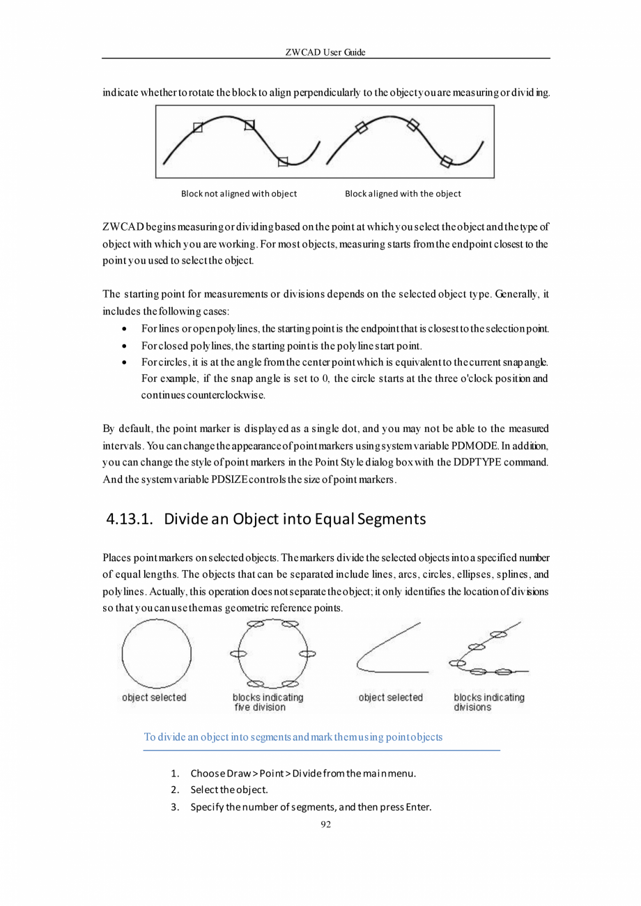 Pagina 92-ZWCAD User Guide manual ZWCAD Standard 2024, Professional 2024 Instructiuni montaj, utilizare...