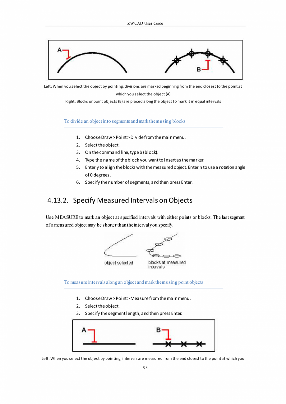 Pagina 93-ZWCAD User Guide manual ZWCAD Standard 2024, Professional 2024 Instructiuni montaj, utilizare...