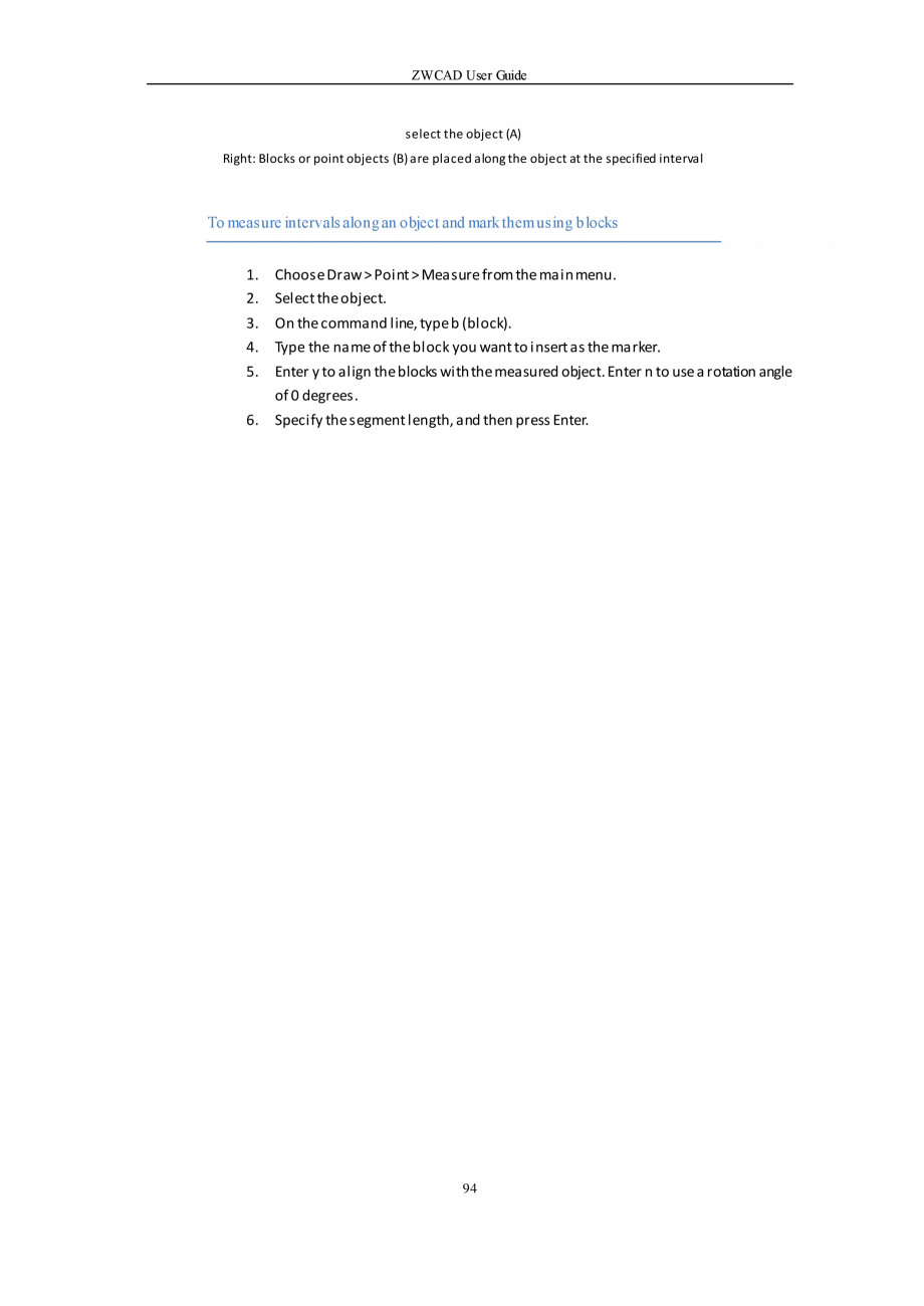 Pagina 94 - ZWCAD User Guide manual ZWCAD Standard 2023, Professional 2023 Instructiuni montaj,...