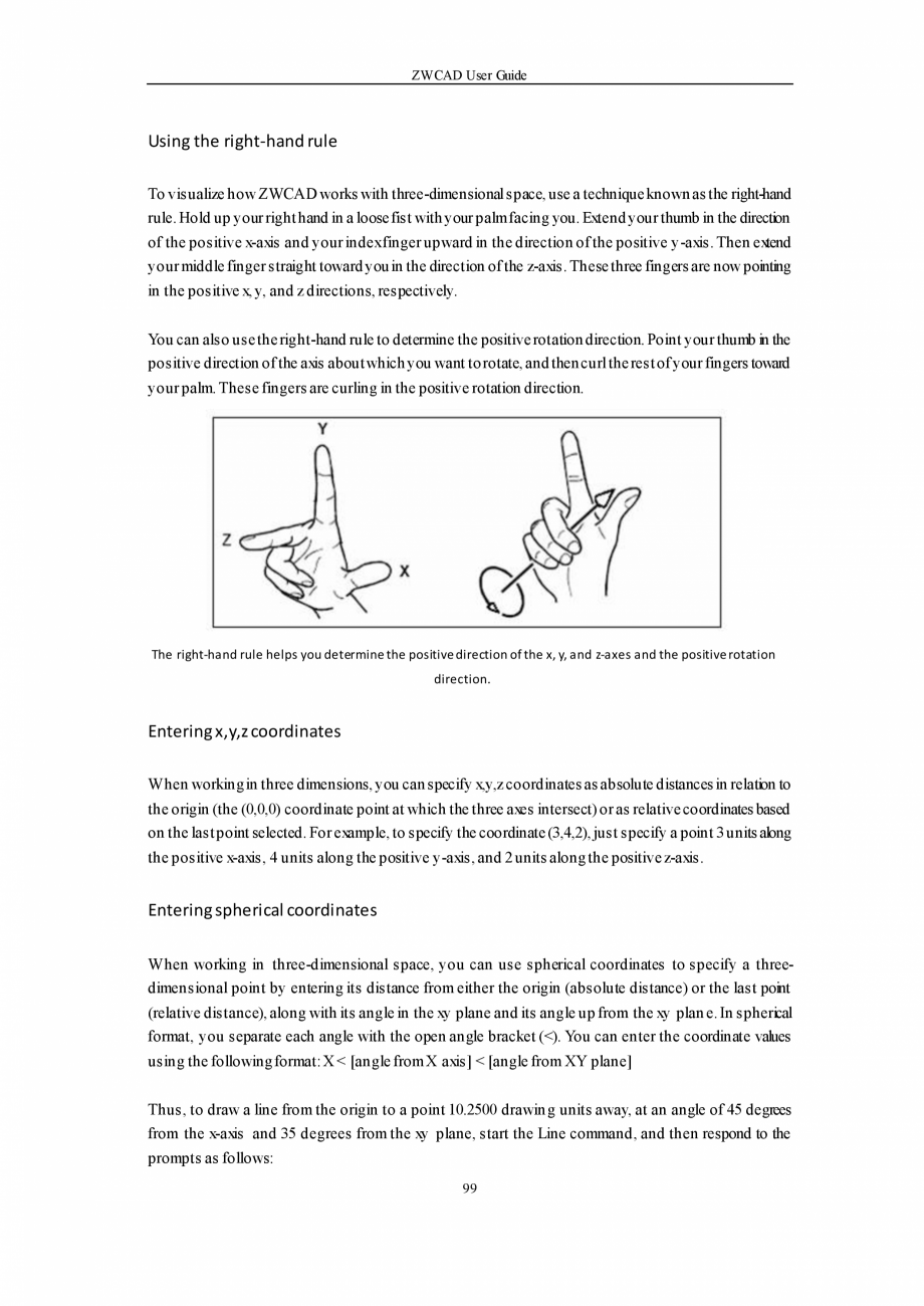 Pagina 99-ZWCAD User Guide manual ZWCAD Standard 2024, Professional 2024 Instructiuni montaj, utilizare...