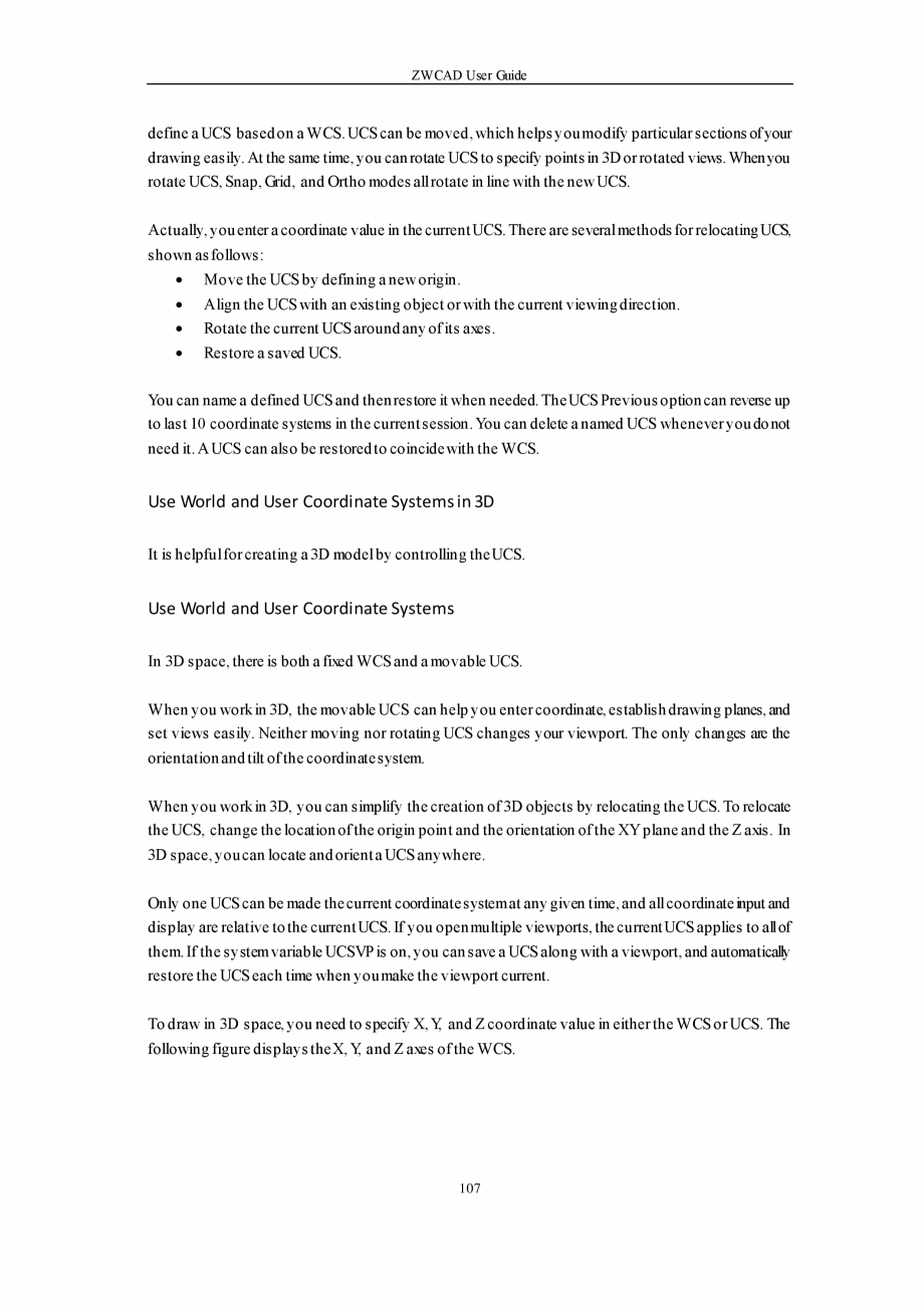 Pagina 107-ZWCAD User Guide manual ZWCAD Standard 2024, Professional 2024 Instructiuni montaj, utilizare...
