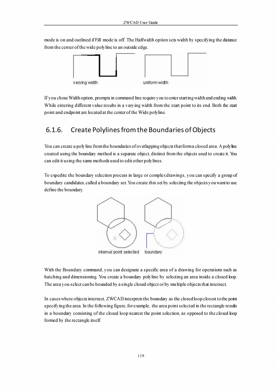 Pagina 119-ZWCAD User Guide manual ZWCAD Standard 2024, Professional 2024 Instructiuni montaj, utilizare...