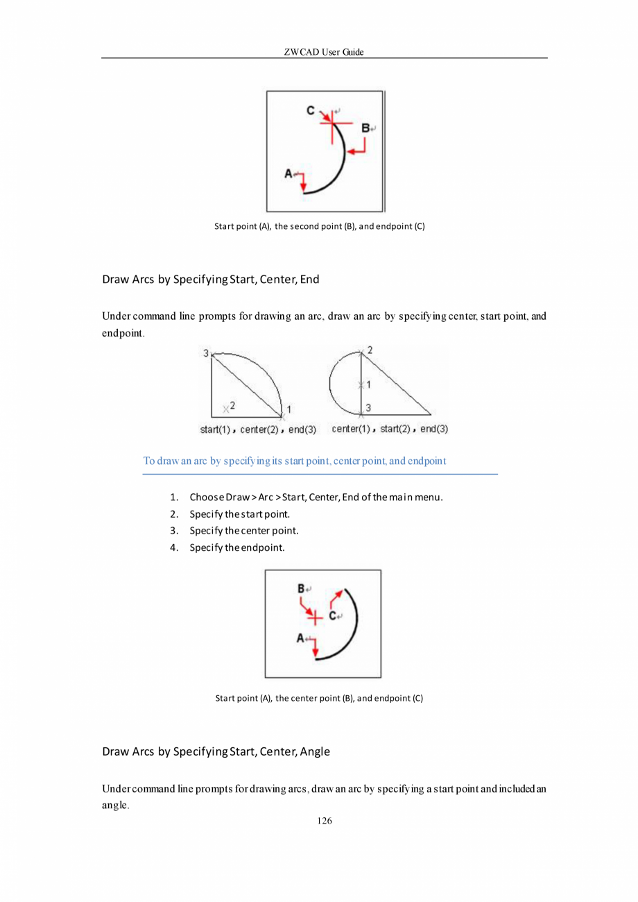 Pagina 126-ZWCAD User Guide manual ZWCAD Standard 2024, Professional 2024 Instructiuni montaj, utilizare...