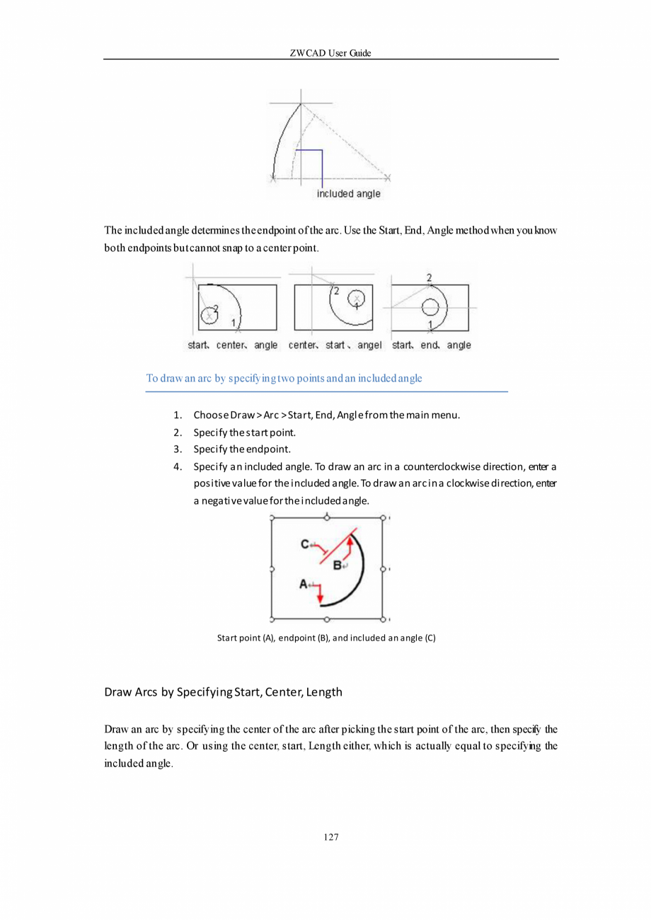 Pagina 127-ZWCAD User Guide manual ZWCAD Standard 2024, Professional 2024 Instructiuni montaj, utilizare...