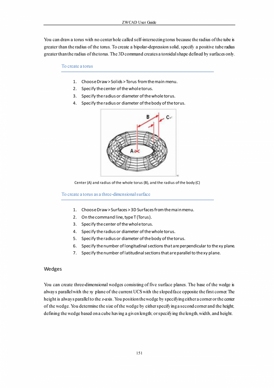 Pagina 151-ZWCAD User Guide manual ZWCAD Standard 2024, Professional 2024 Instructiuni montaj, utilizare...