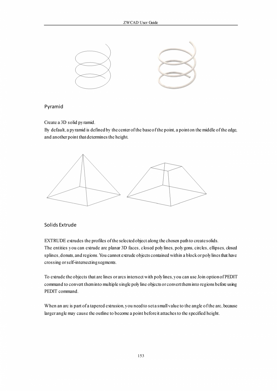 Pagina 153-ZWCAD User Guide manual ZWCAD Standard 2024, Professional 2024 Instructiuni montaj, utilizare...