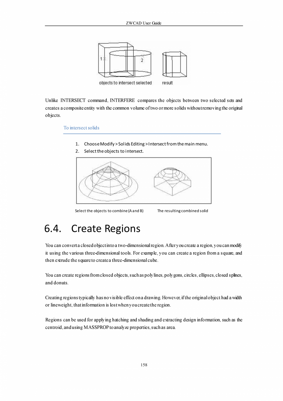 Pagina 158-ZWCAD User Guide manual ZWCAD Standard 2024, Professional 2024 Instructiuni montaj, utilizare...
