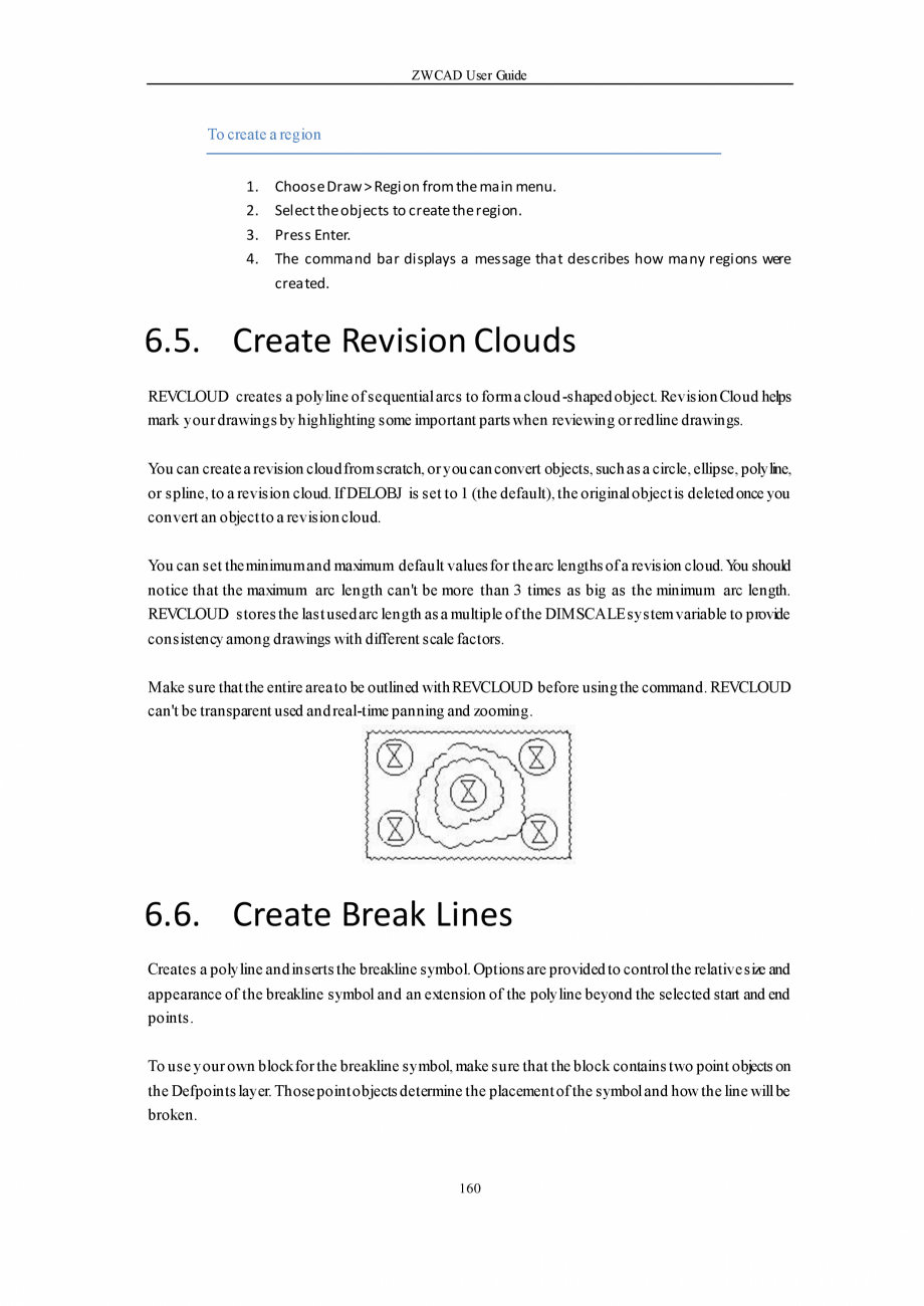Pagina 160-ZWCAD User Guide manual ZWCAD Standard 2024, Professional 2024 Instructiuni montaj, utilizare...