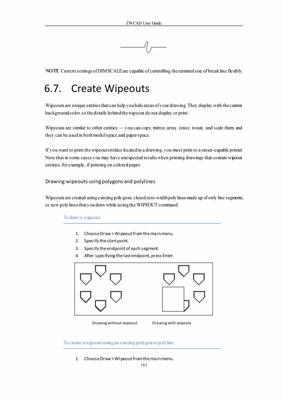 Pagina 161 - ZWCAD User Guide manual ZWCAD Standard 2023, Professional 2023 Instructiuni montaj,...