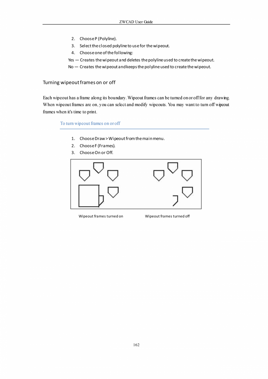 Pagina 162-ZWCAD User Guide manual ZWCAD Standard 2024, Professional 2024 Instructiuni montaj, utilizare...
