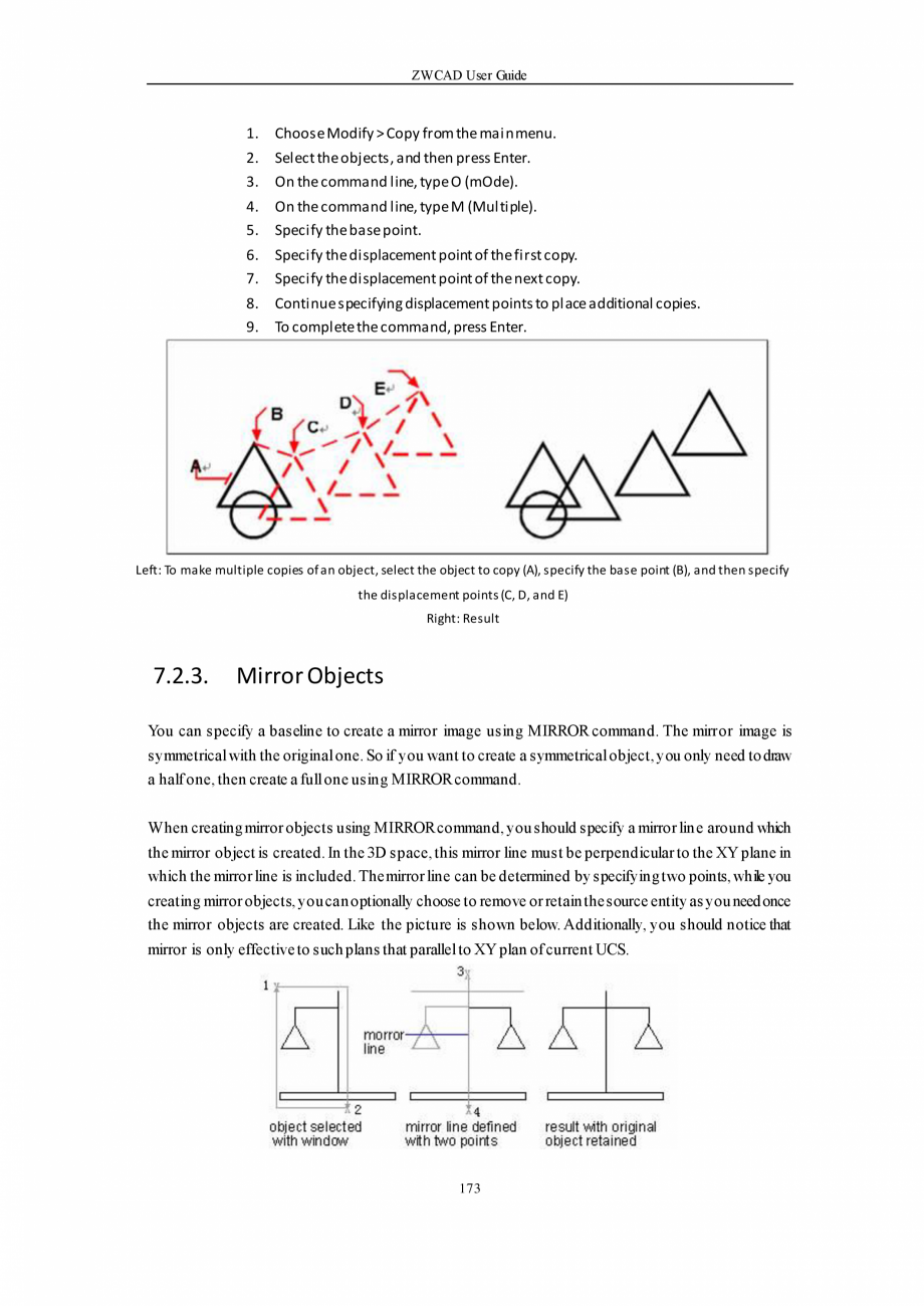 Pagina 173-ZWCAD User Guide manual ZWCAD Standard 2024, Professional 2024 Instructiuni montaj, utilizare...
