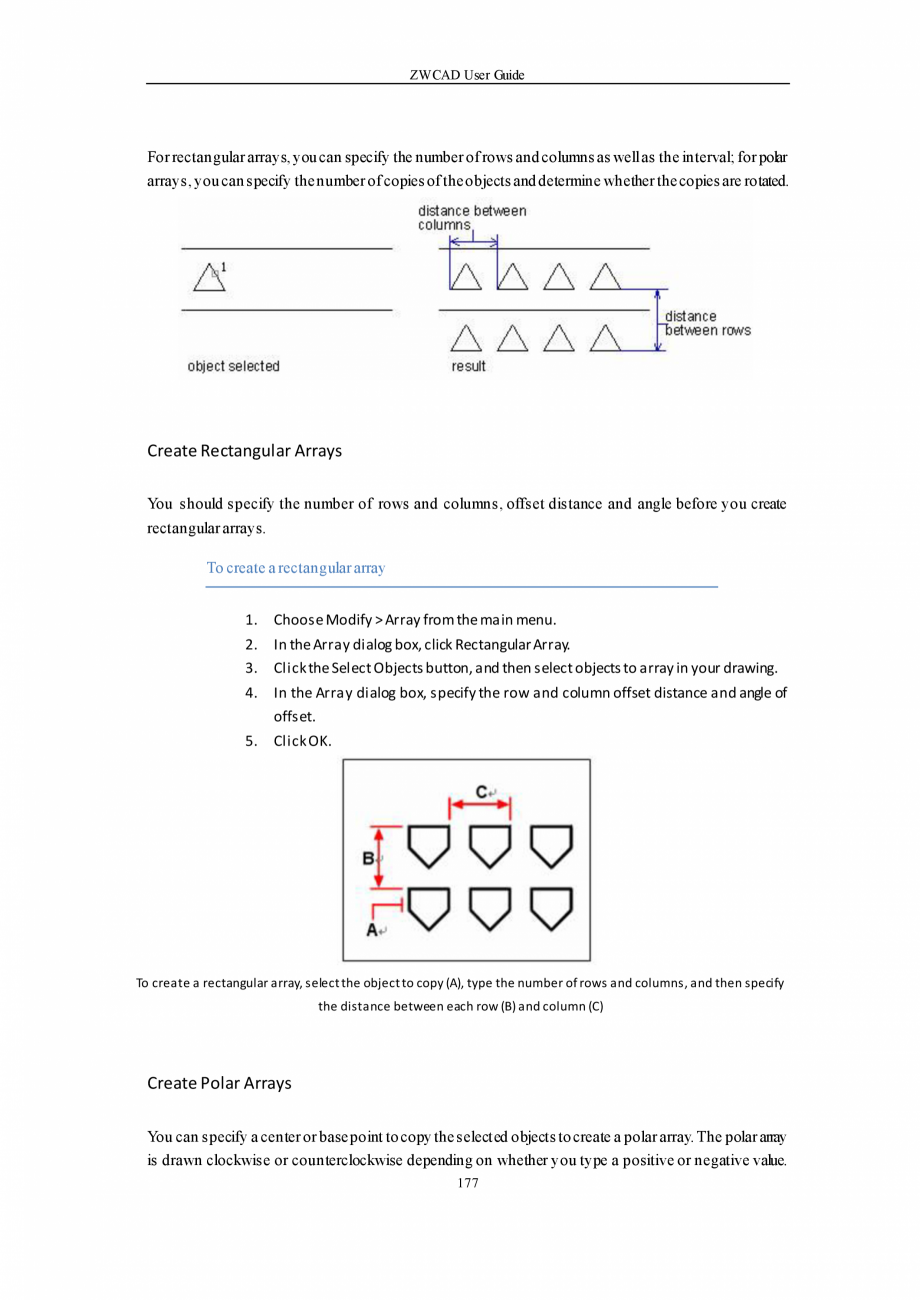 Pagina 177-ZWCAD User Guide manual ZWCAD Standard 2024, Professional 2024 Instructiuni montaj, utilizare...