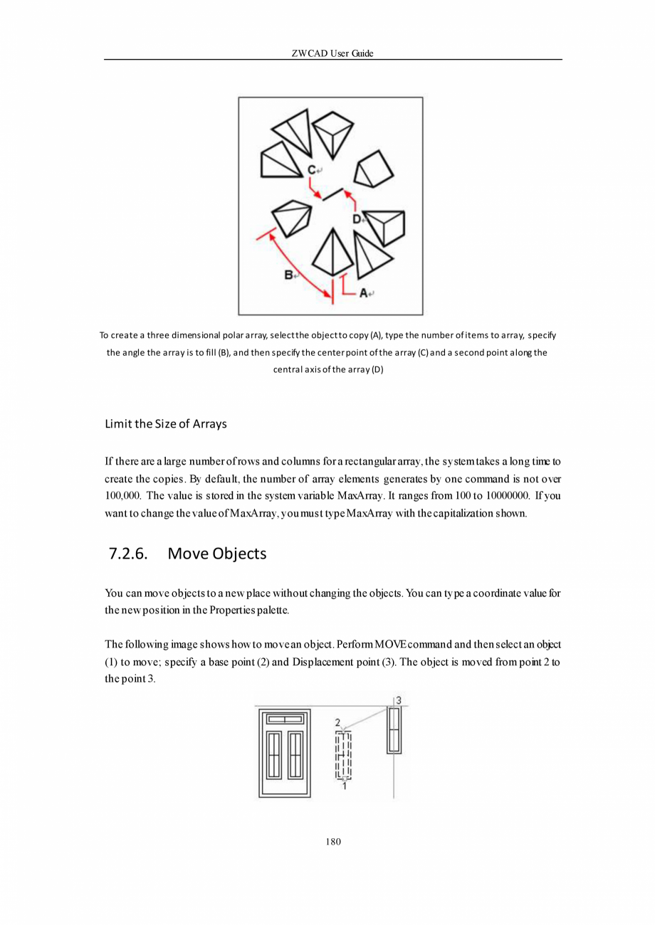 Pagina 180-ZWCAD User Guide manual ZWCAD Standard 2024, Professional 2024 Instructiuni montaj, utilizare...
