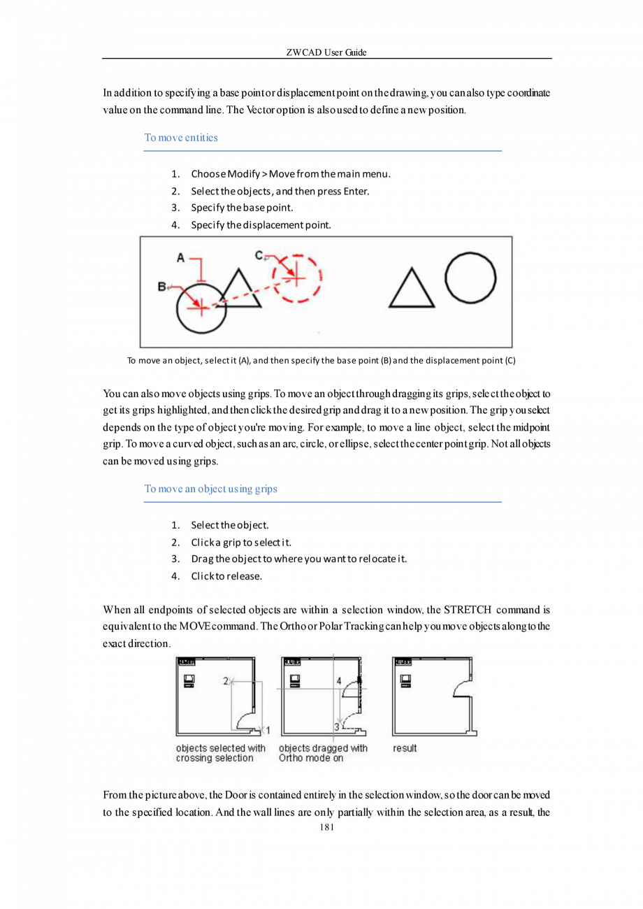 Pagina 181-ZWCAD User Guide manual ZWCAD Standard 2024, Professional 2024 Instructiuni montaj, utilizare...