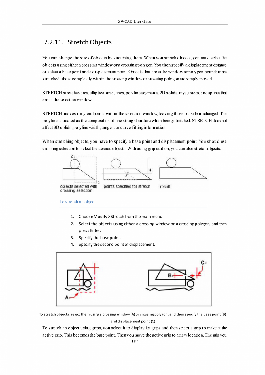 Pagina 187-ZWCAD User Guide manual ZWCAD Standard 2024, Professional 2024 Instructiuni montaj, utilizare...